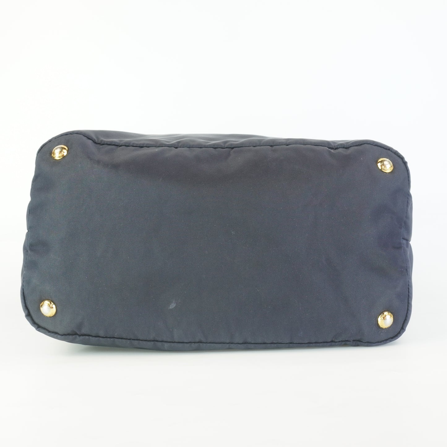 Prada BN2531 Tessuto Nylon Convertible Shopping Medium Tote Blue GHW