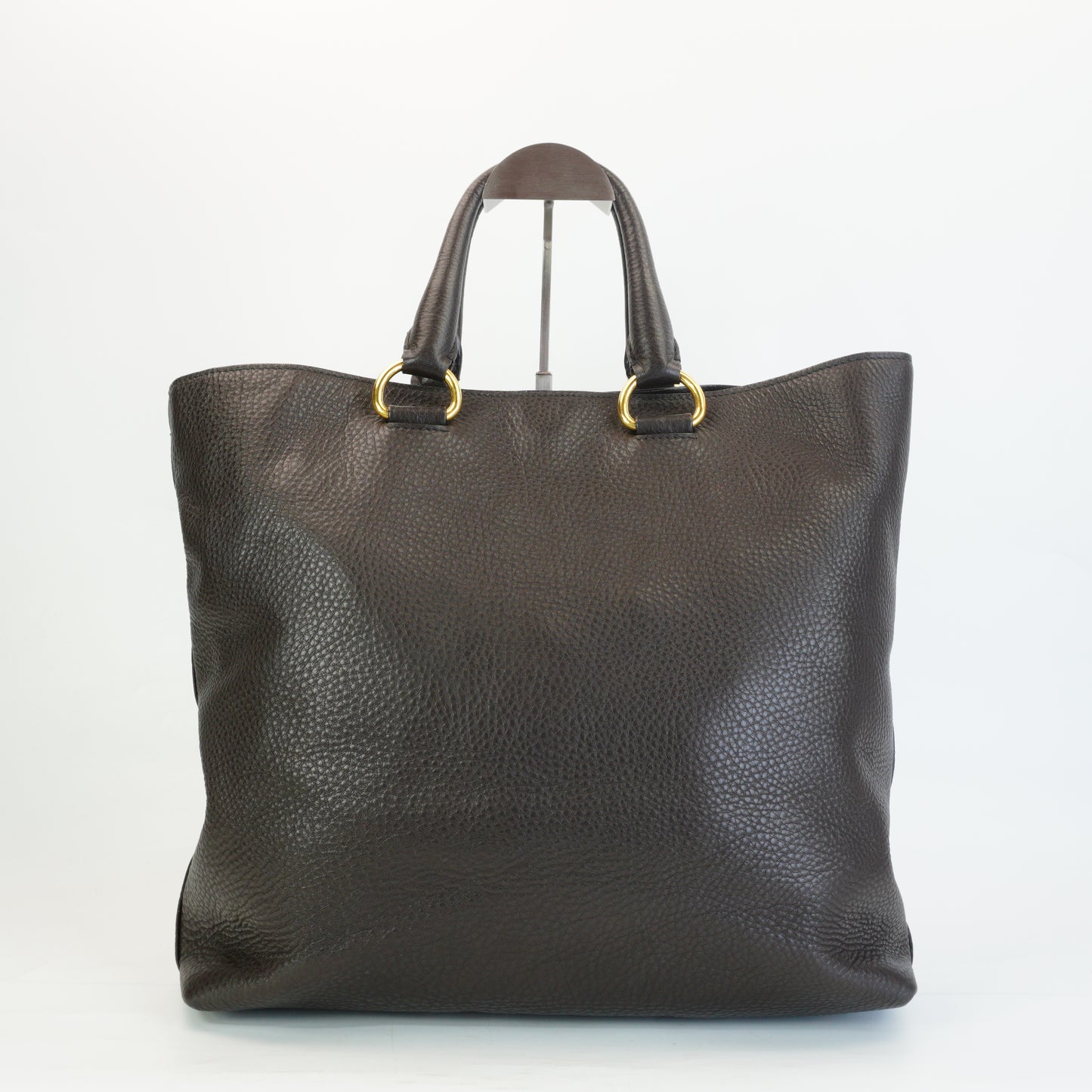 Prada Vitello Daino Shopper Tote GHW Large