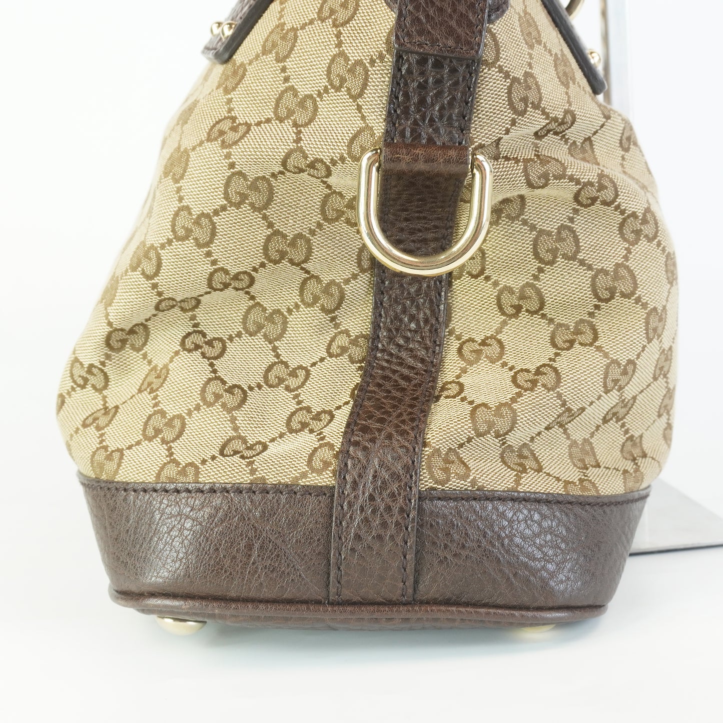 Gucci Medium GG Canvas Charm Dome Satchel