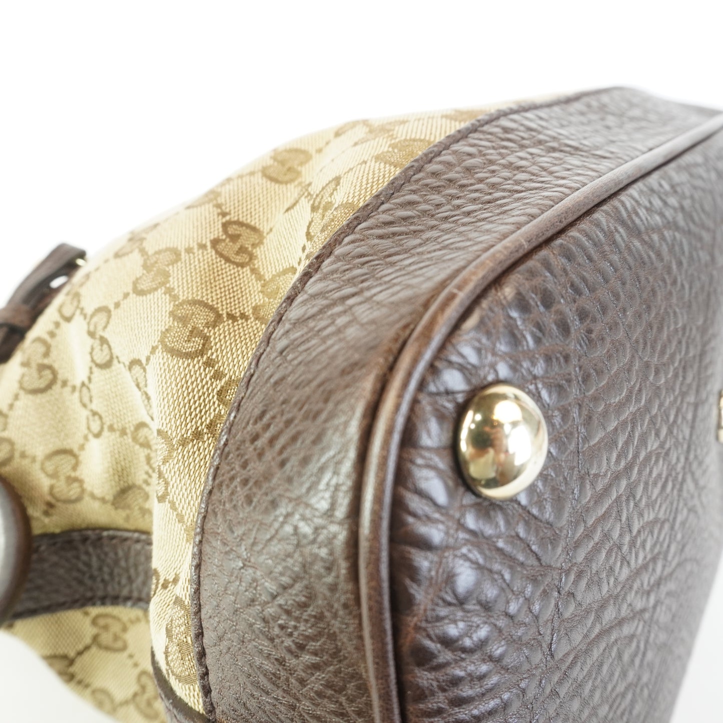 Gucci Medium GG Canvas Charm Dome Satchel