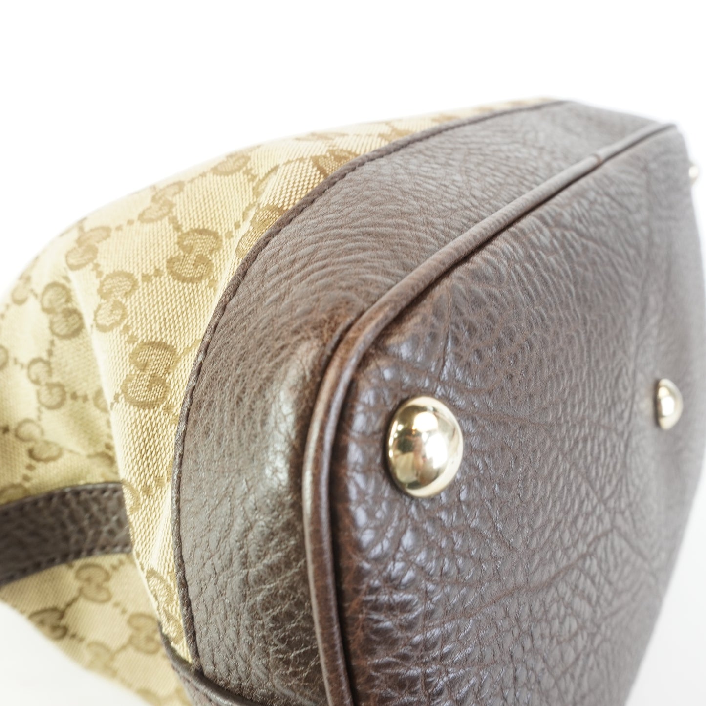 Gucci Medium GG Canvas Charm Dome Satchel