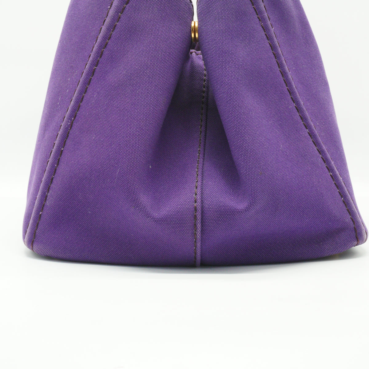 Prada	Canapa Canvas Logo Tote Bag Large Purple GHW