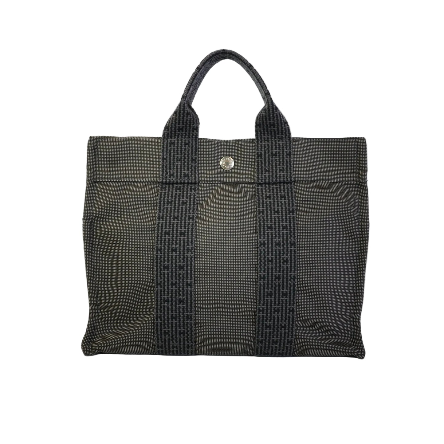 Hermes Herline PM Canvas Tote Bag