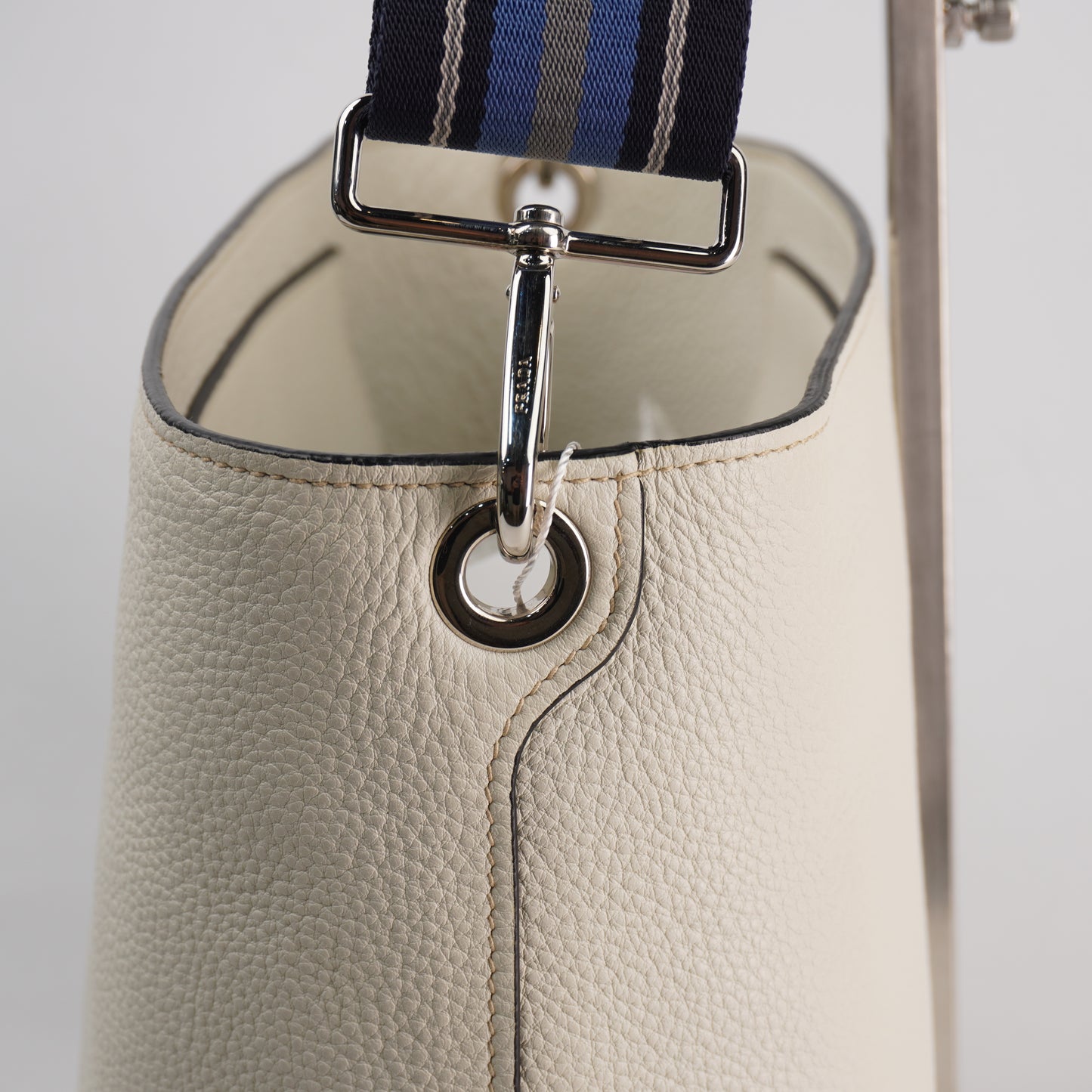 Prada Vitello Bucket White