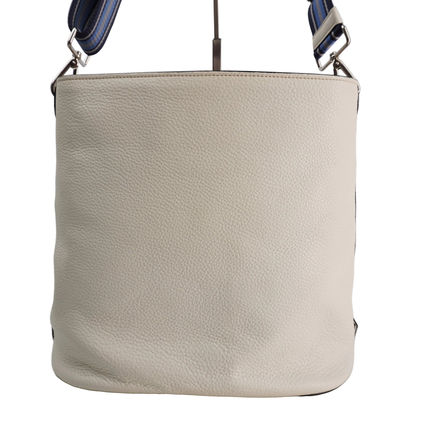 Prada Vitello Bucket White