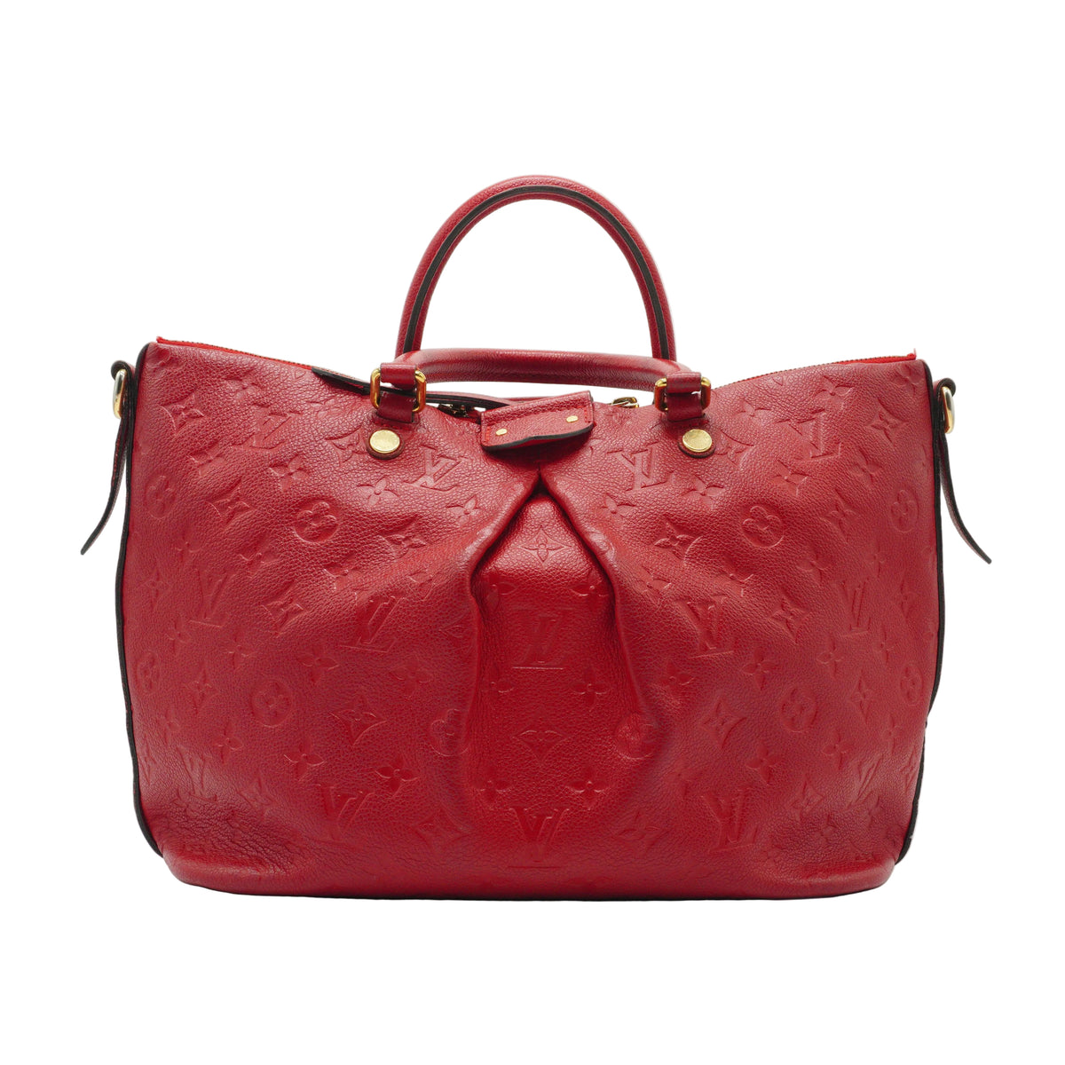 Louis Vuitton	Magazine Bag Red Medium GHW