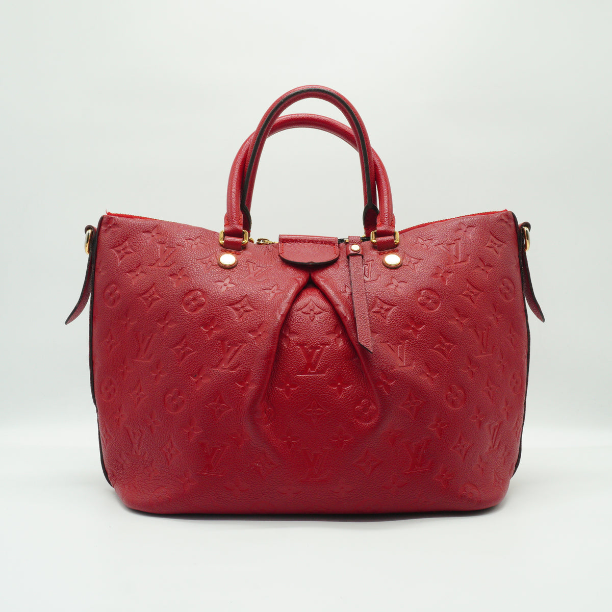 Louis Vuitton	Magazine Bag Red Medium GHW