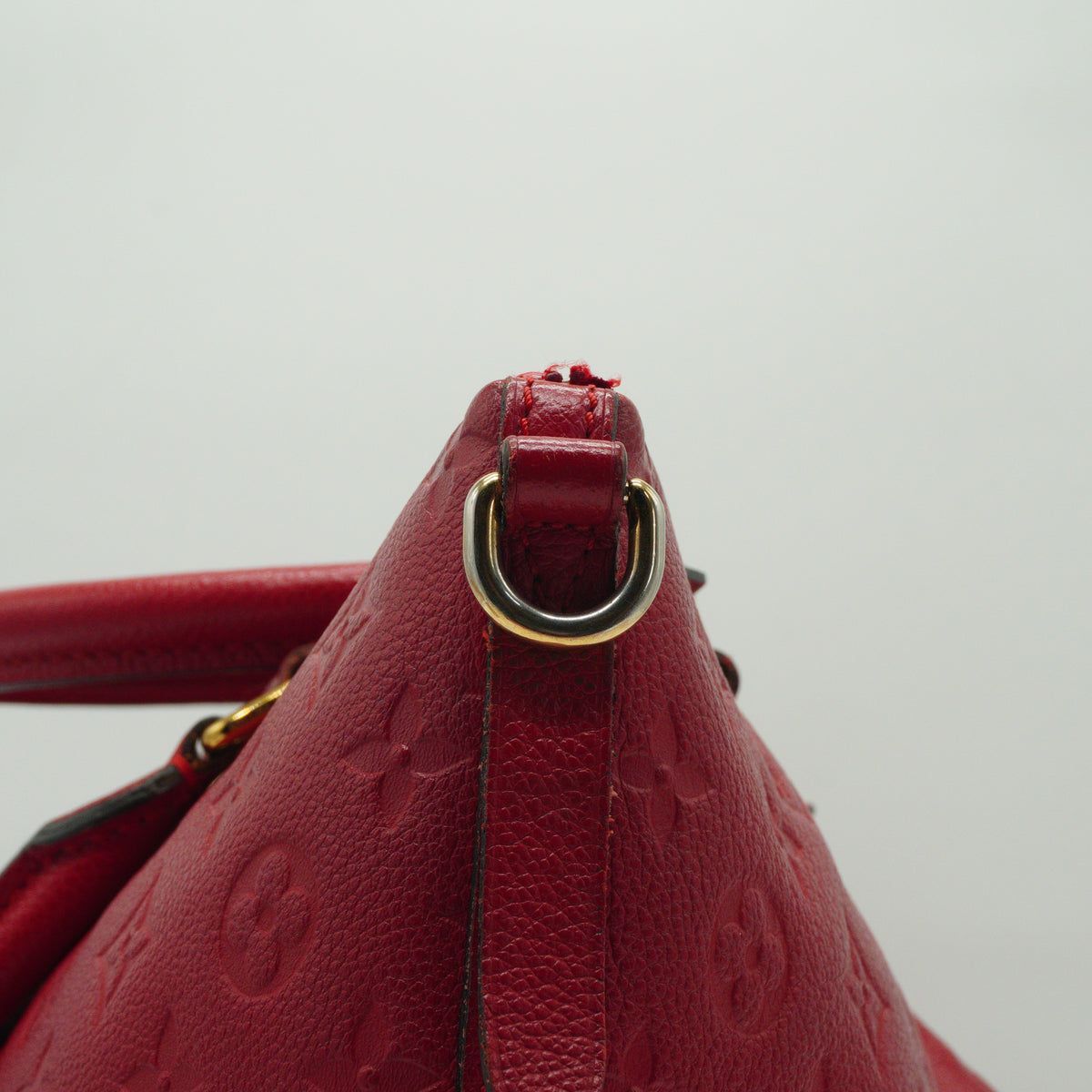 Louis Vuitton	Magazine Bag Red Medium GHW