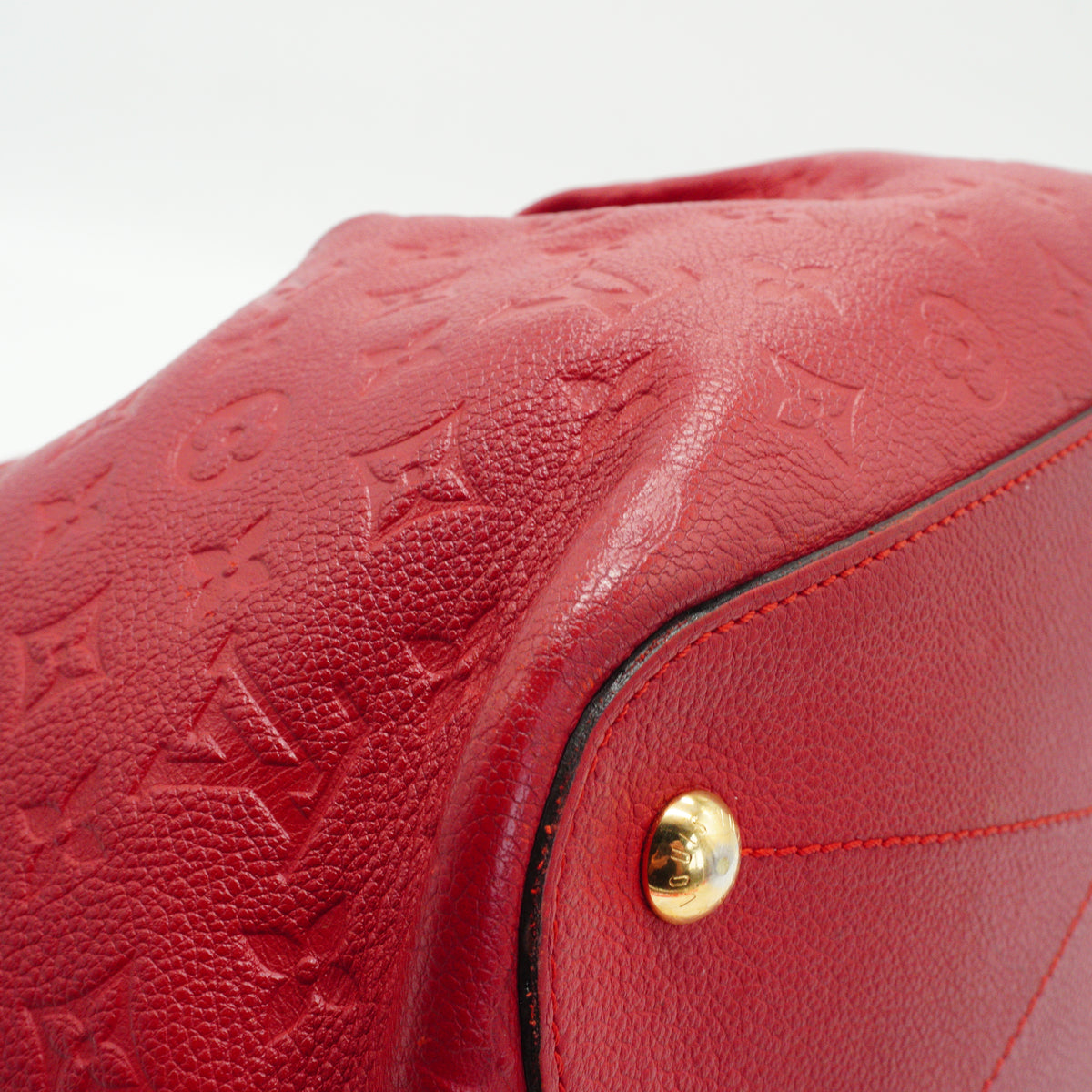 Louis Vuitton	Magazine Bag Red Medium GHW