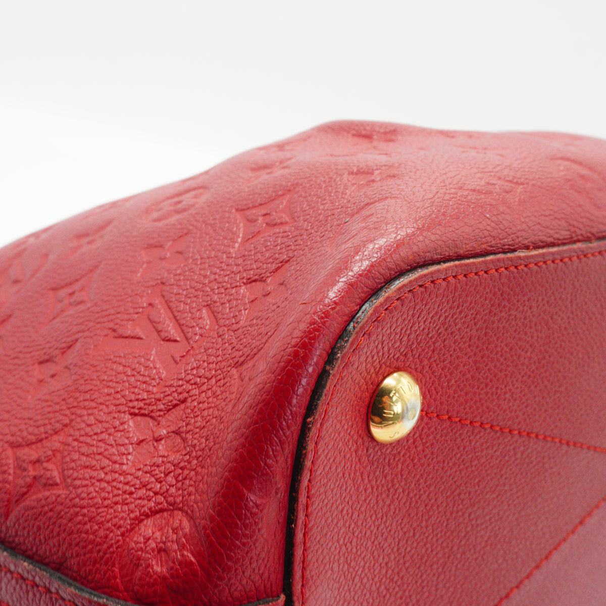 Louis Vuitton	Magazine Bag Red Medium GHW
