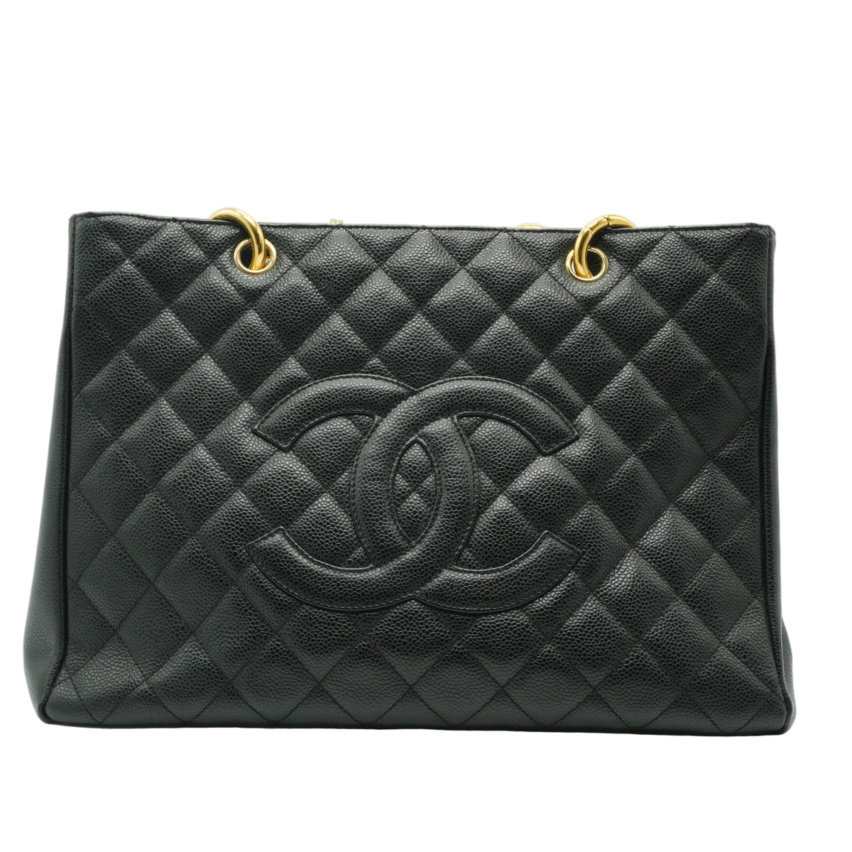 Chanel Grand Shopping Tote Medium Caviar Black