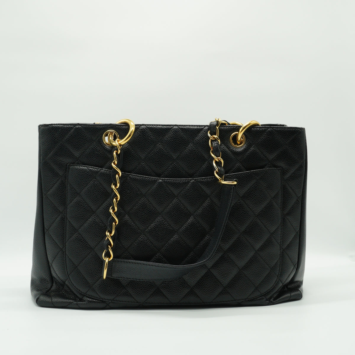Chanel Grand Shopping Tote Medium Caviar Black