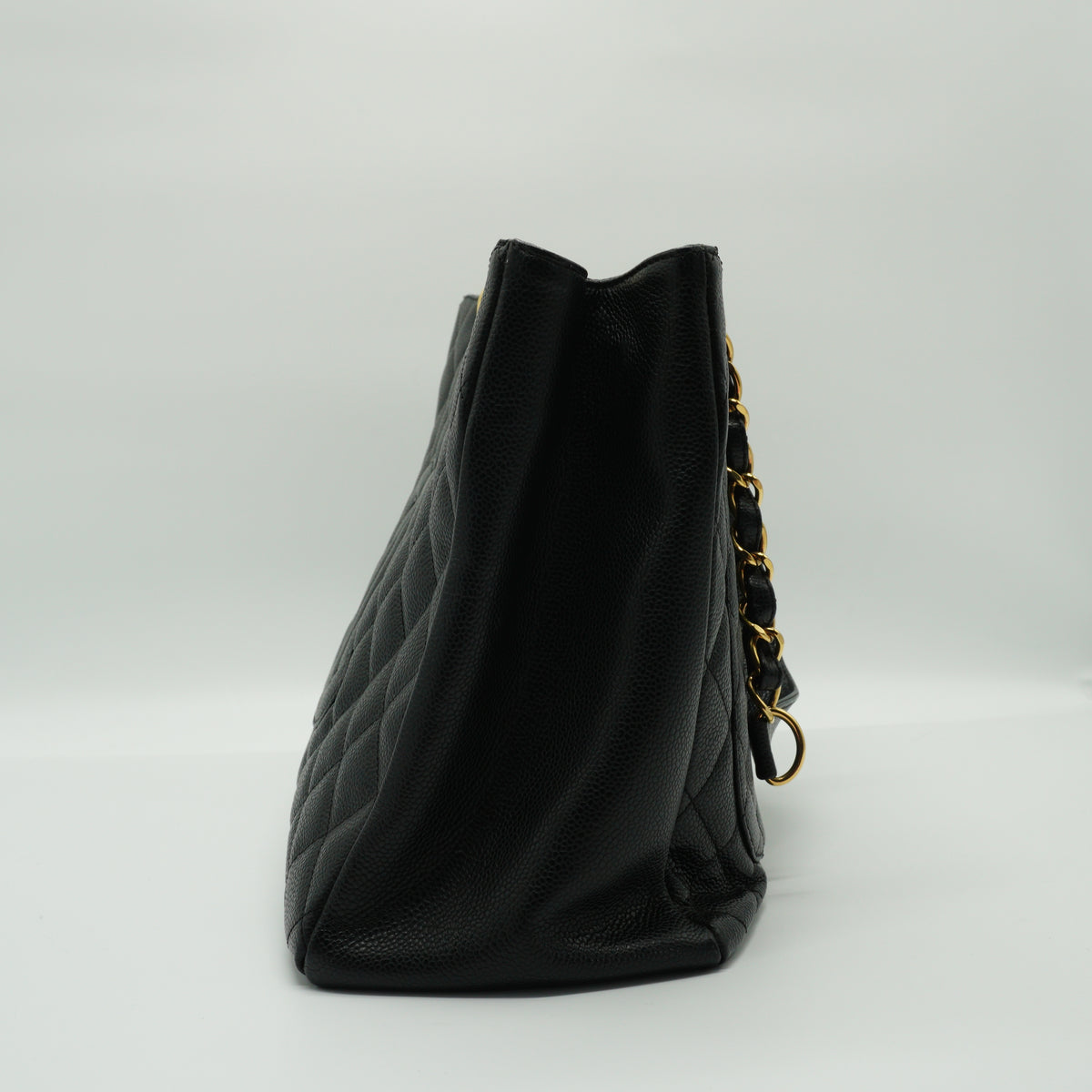 Chanel Grand Shopping Tote Medium Caviar Black