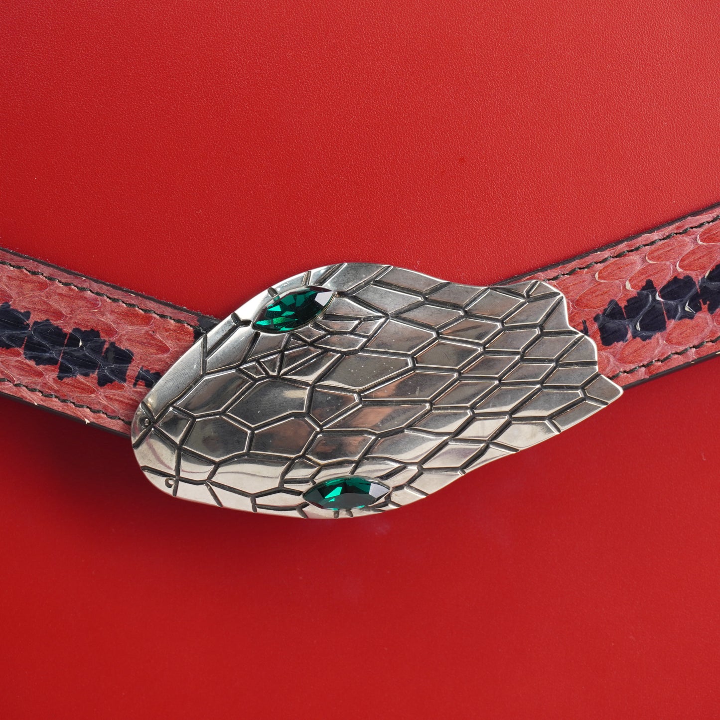 Gucci Lilith-red Bamboo Top Handle
