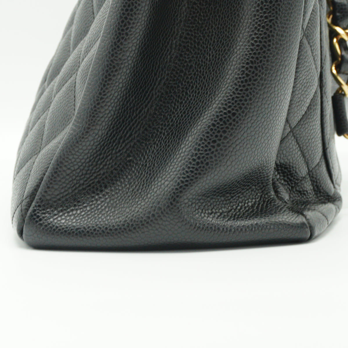 Chanel Grand Shopping Tote Medium Caviar Black