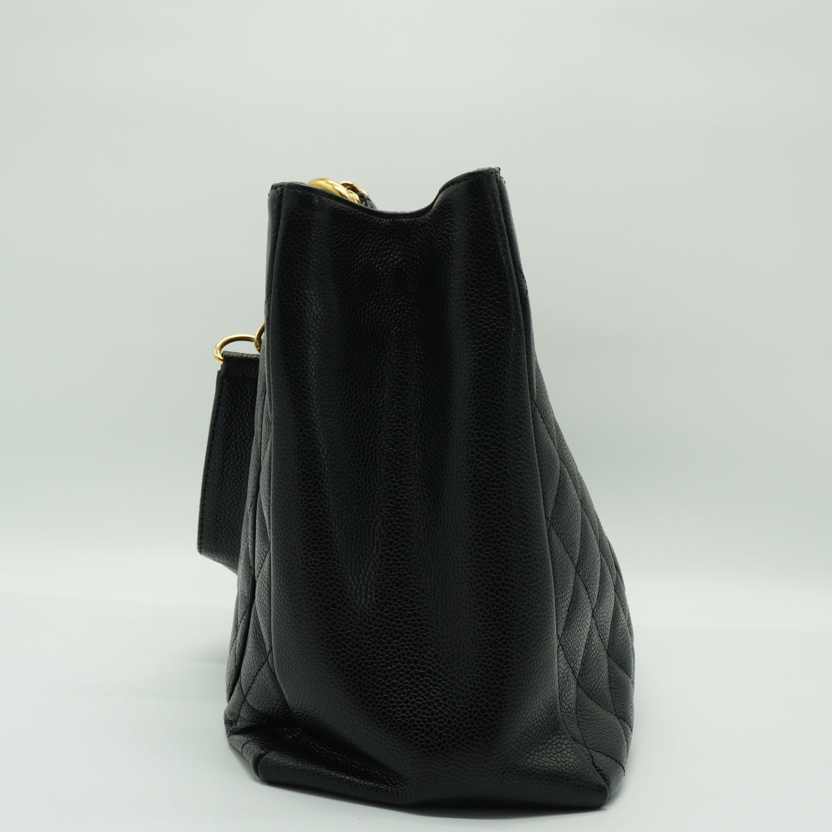 Chanel Grand Shopping Tote Medium Caviar Black