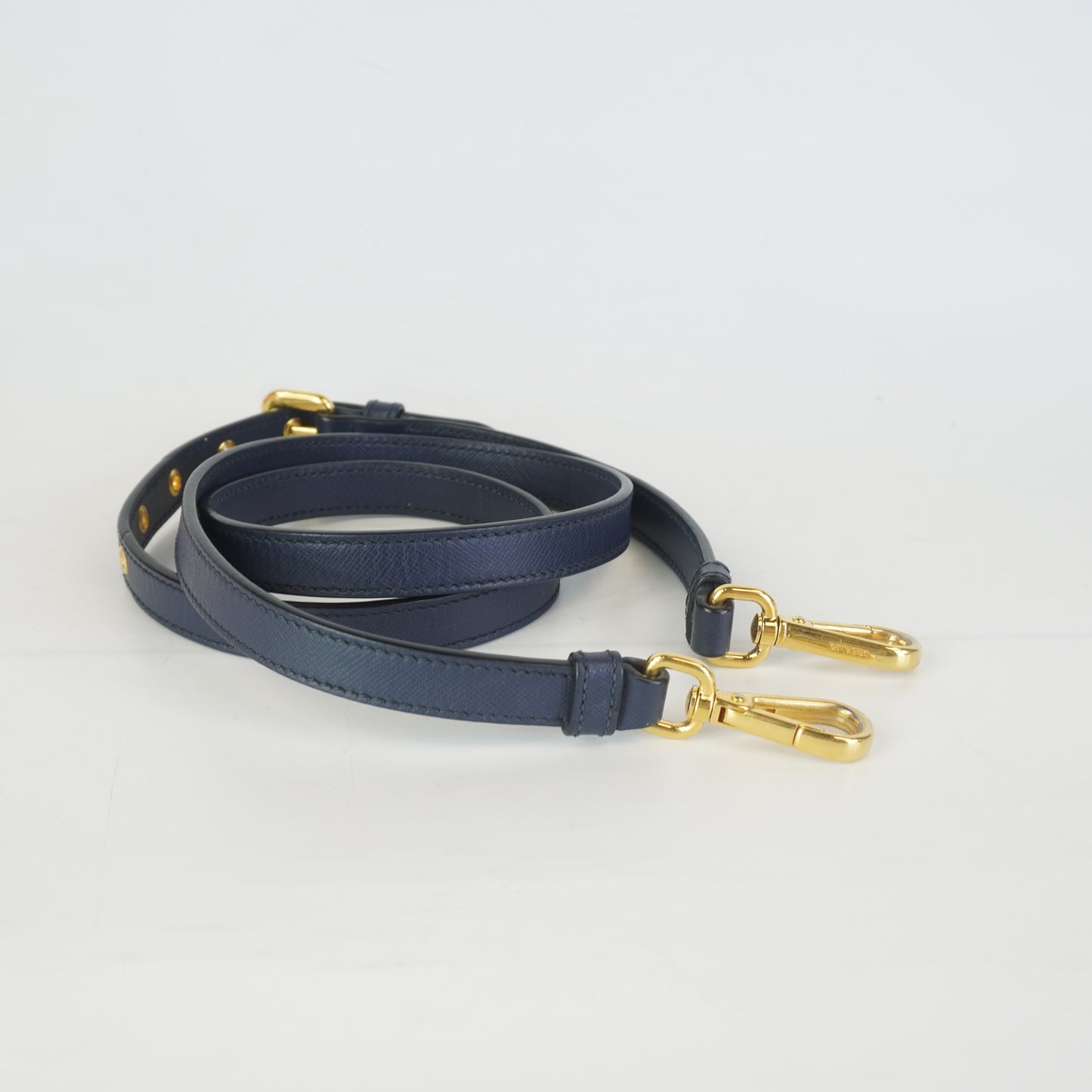 Prada Tessuto Nylon Saffiano Tote Large Navy Blue  GHW