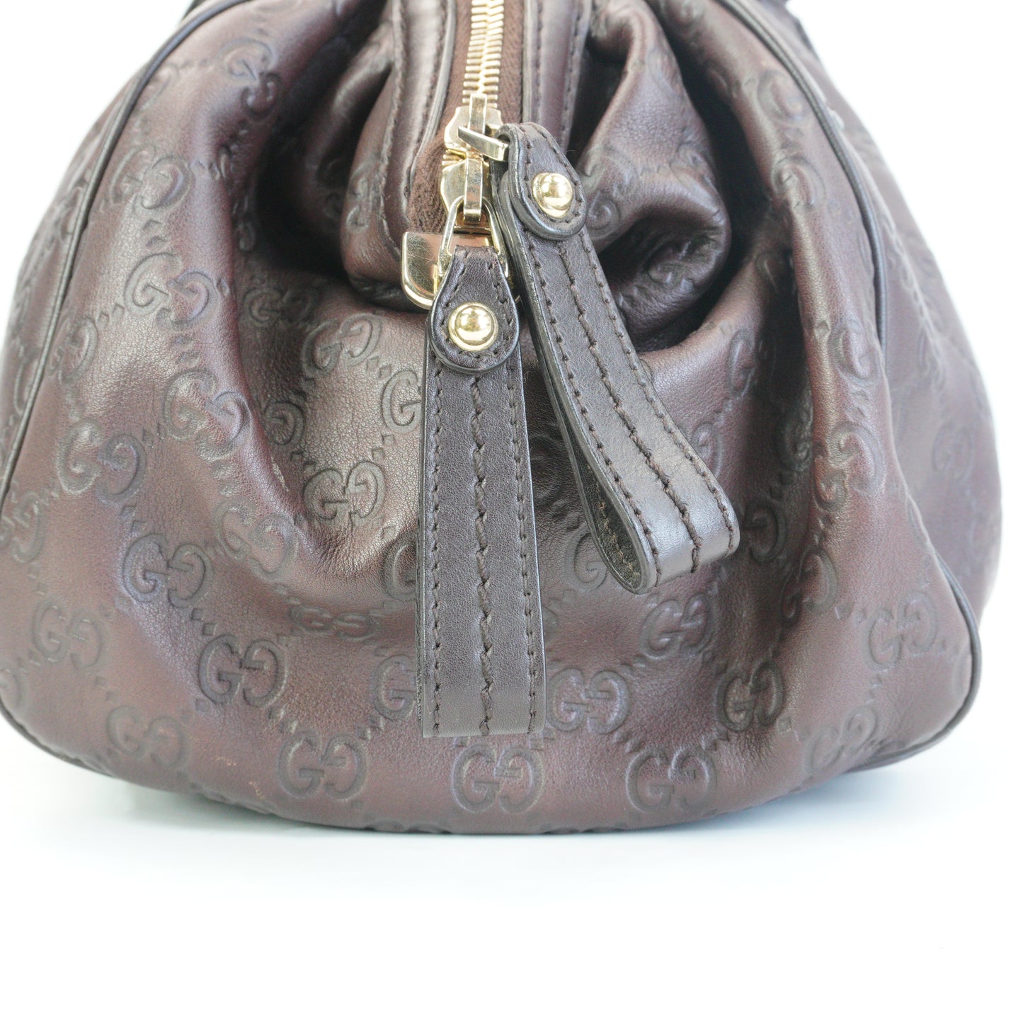 Gucci Guccissima Sukey Boston GHW Medium
