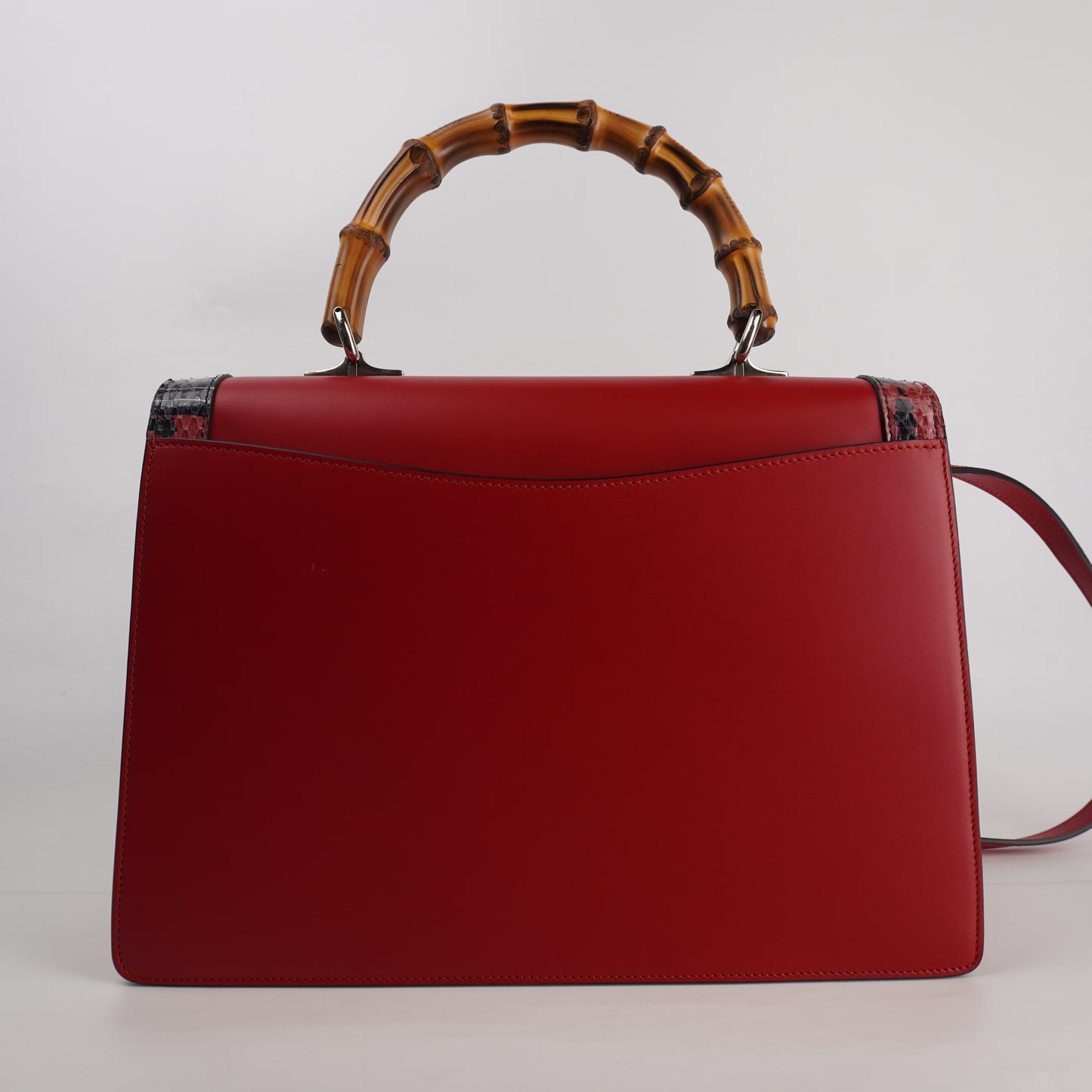 Gucci Lilith-red Bamboo Top Handle