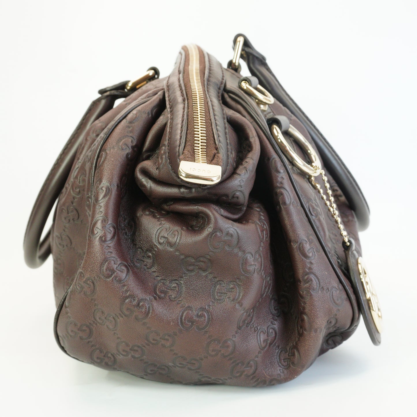 Gucci Guccissima Sukey Boston GHW Medium