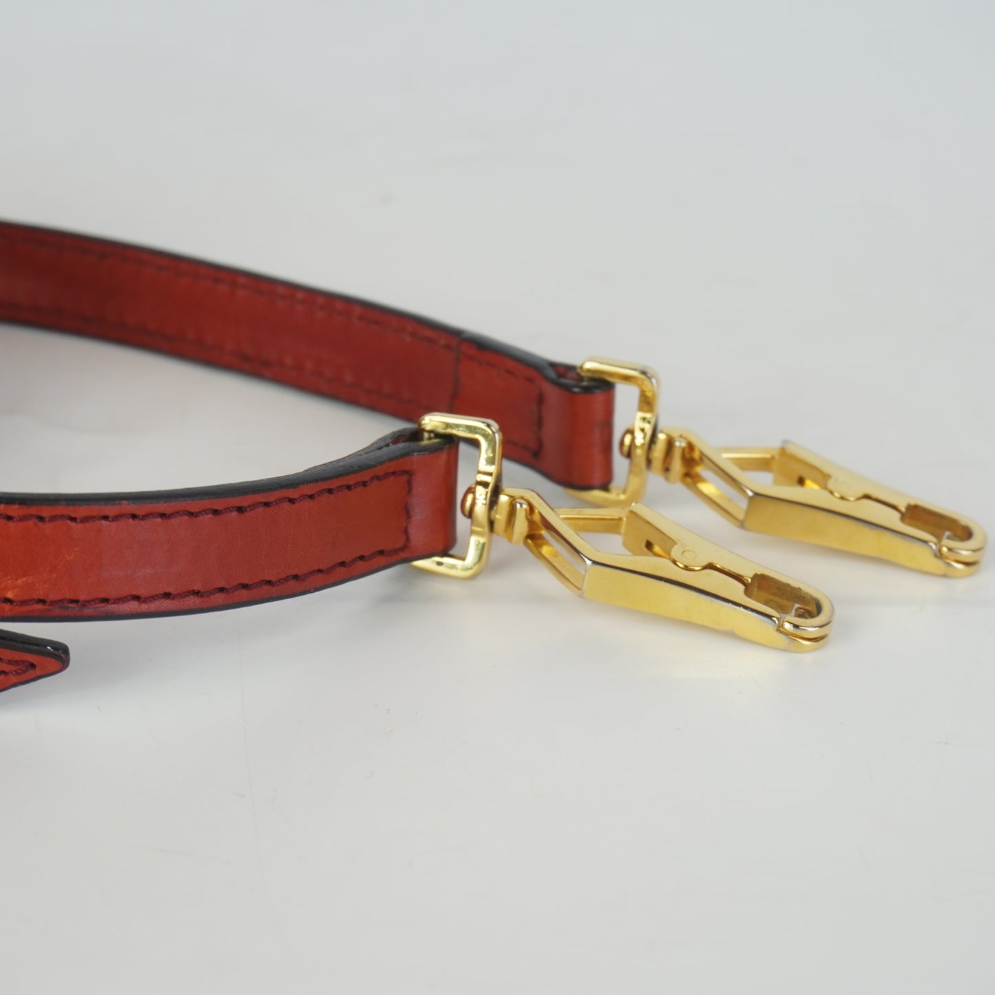 Burberry	Alchester Bowling Bag Red Leather