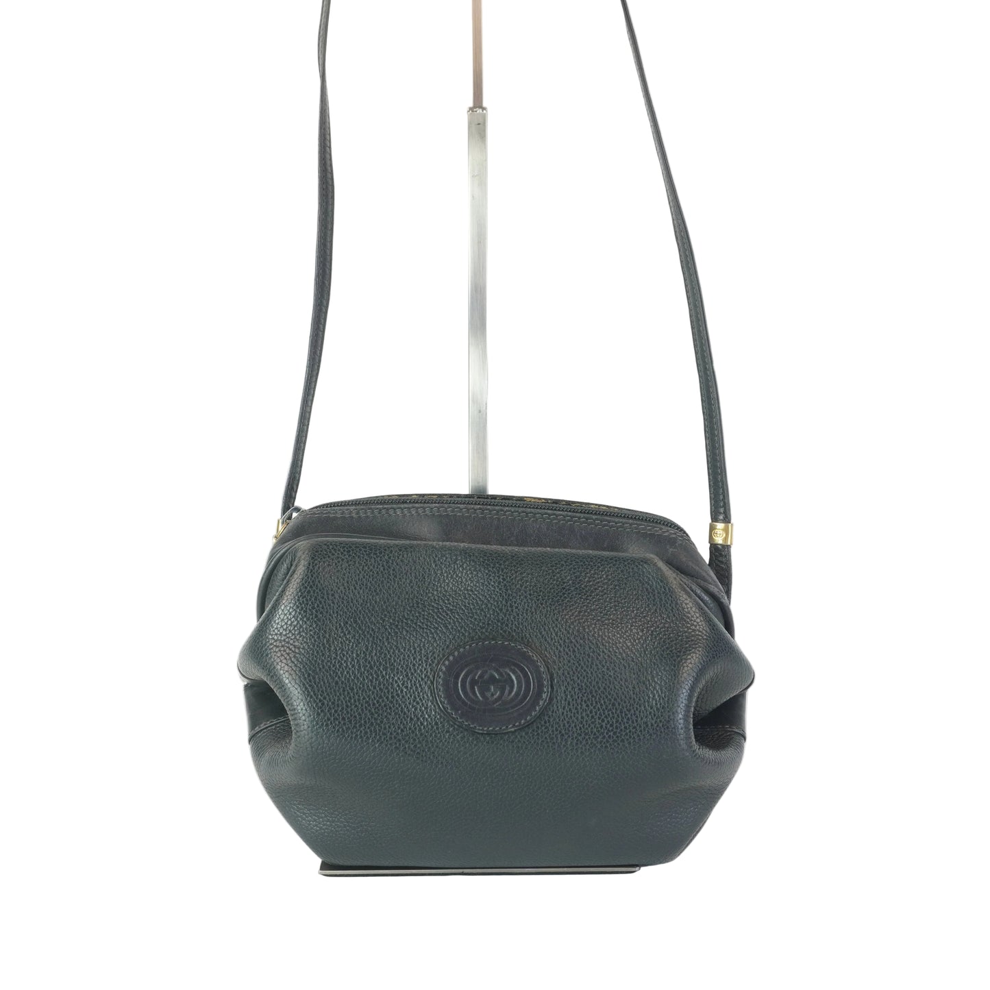 Gucci 20th Century Debbed Leather Crossbody Bag