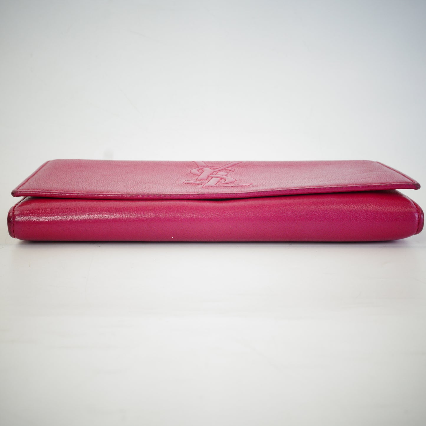 YSL	Belle De Jour Patent Wallet Pink GHW