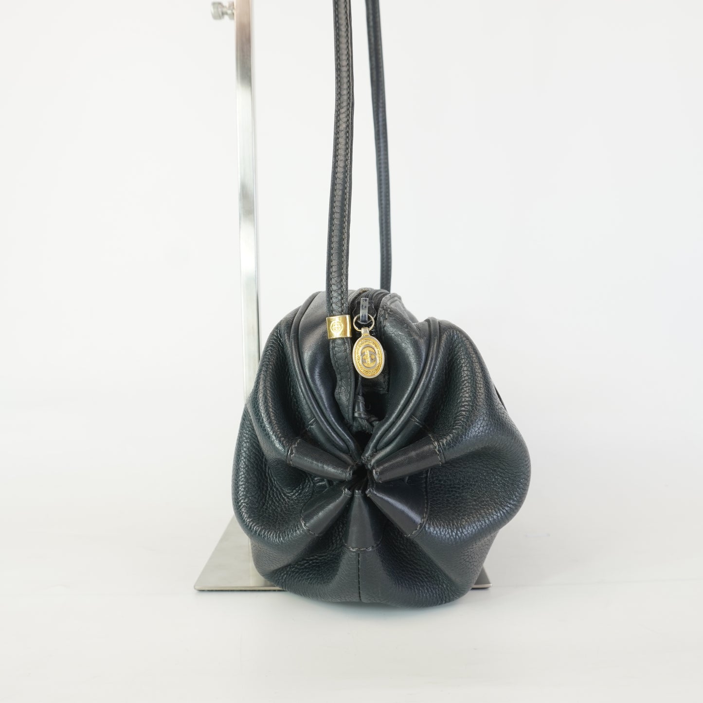 Gucci 20th Century Debbed Leather Crossbody Bag