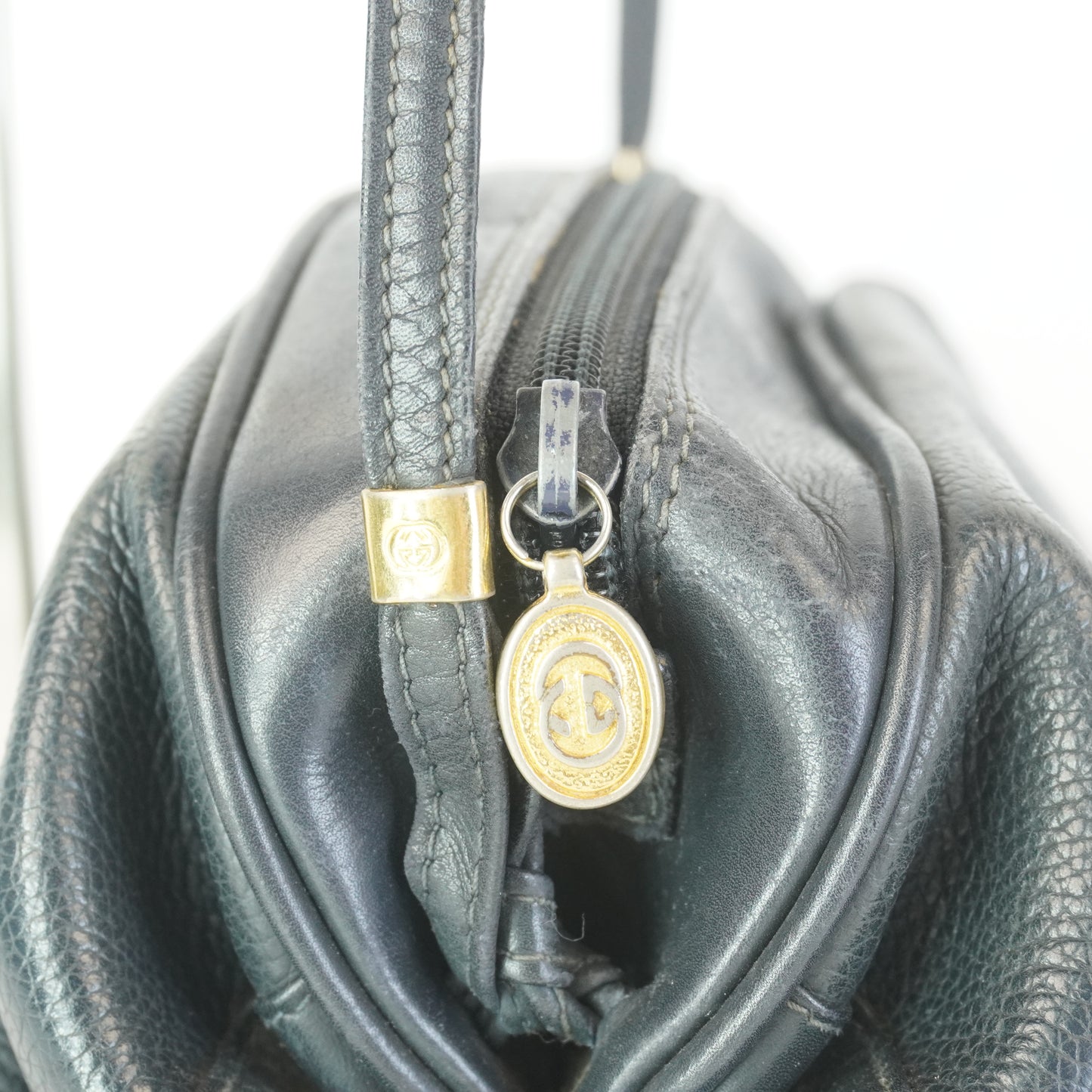Gucci 20th Century Debbed Leather Crossbody Bag