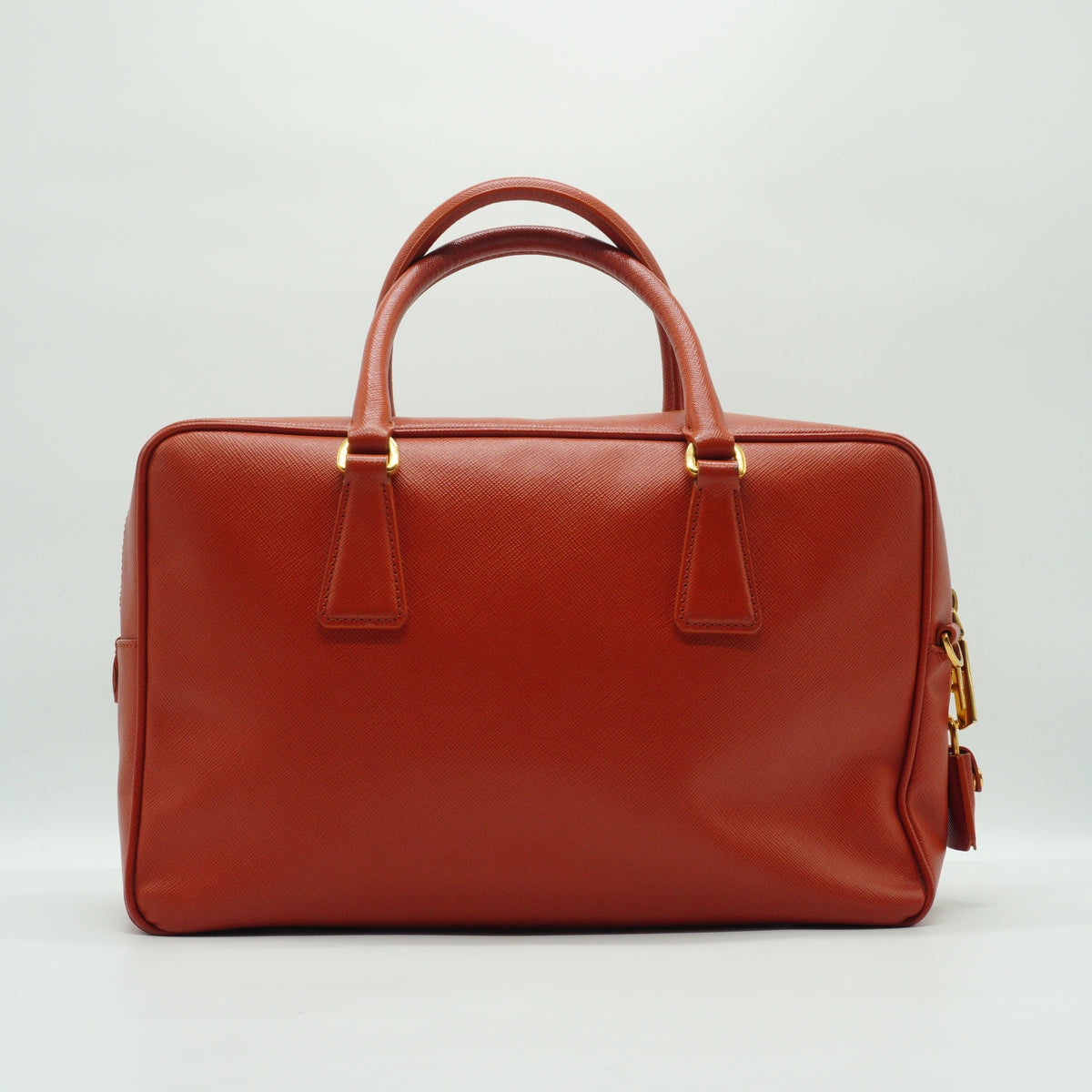Prada	Saffiano Lux Top Handle Baulleto Bag Medium GHW