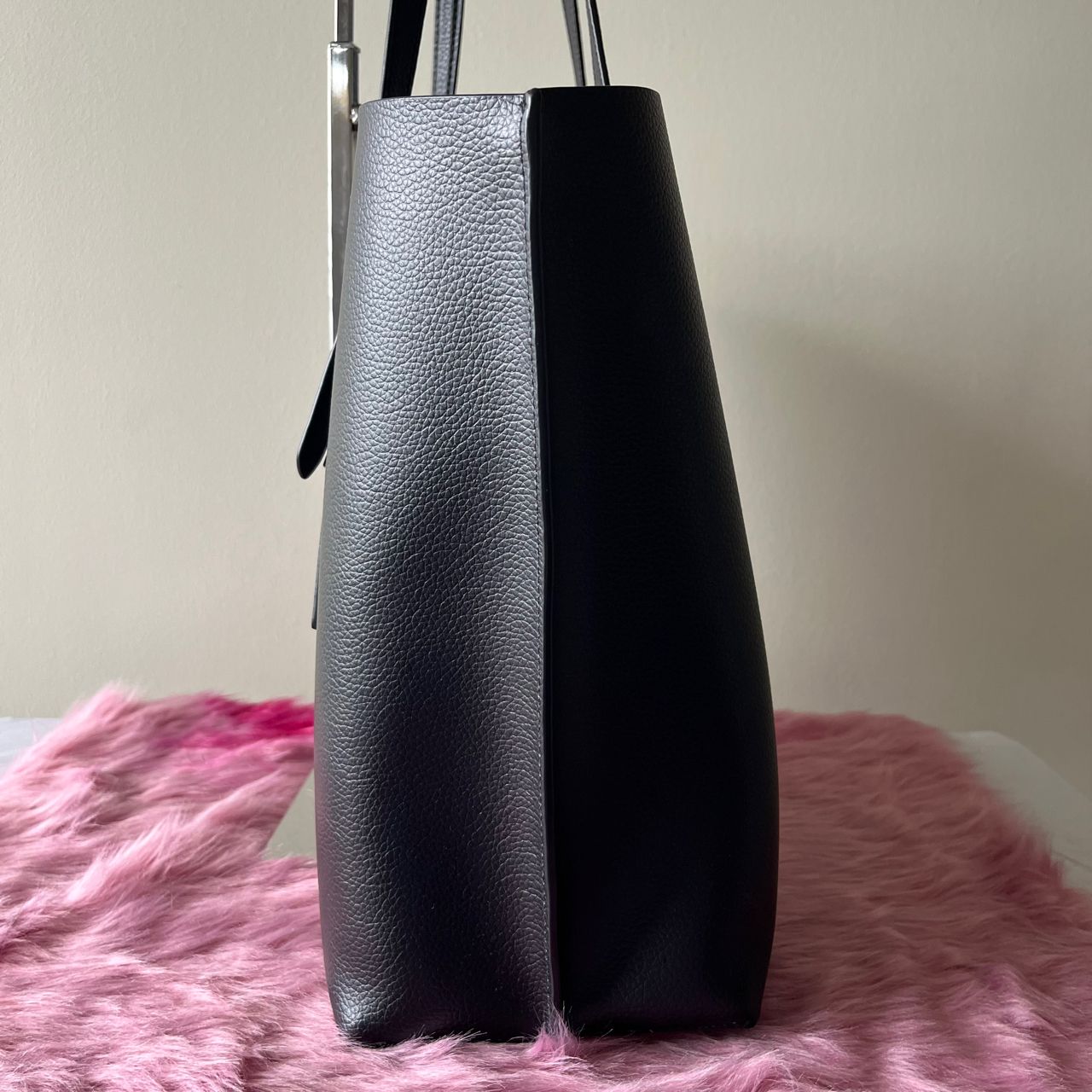 Coach Mollie Tote Black – 10.5"H x 13"L x 5"W