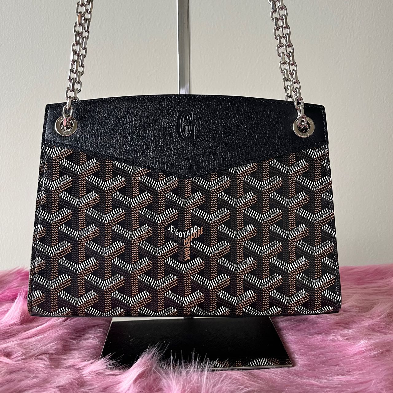 Goyard Rouette Structuré Mini Bag Black – 6"H x 8.7"L x 2.4"W