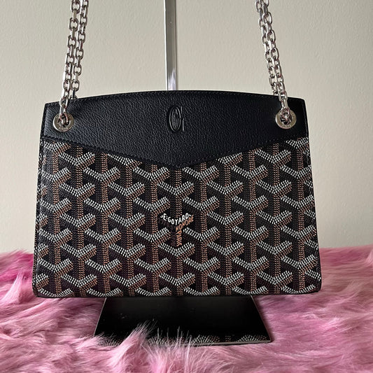 Goyard Rouette Structuré Mini Bag Black – 6"H x 8.7"L x 2.4"W