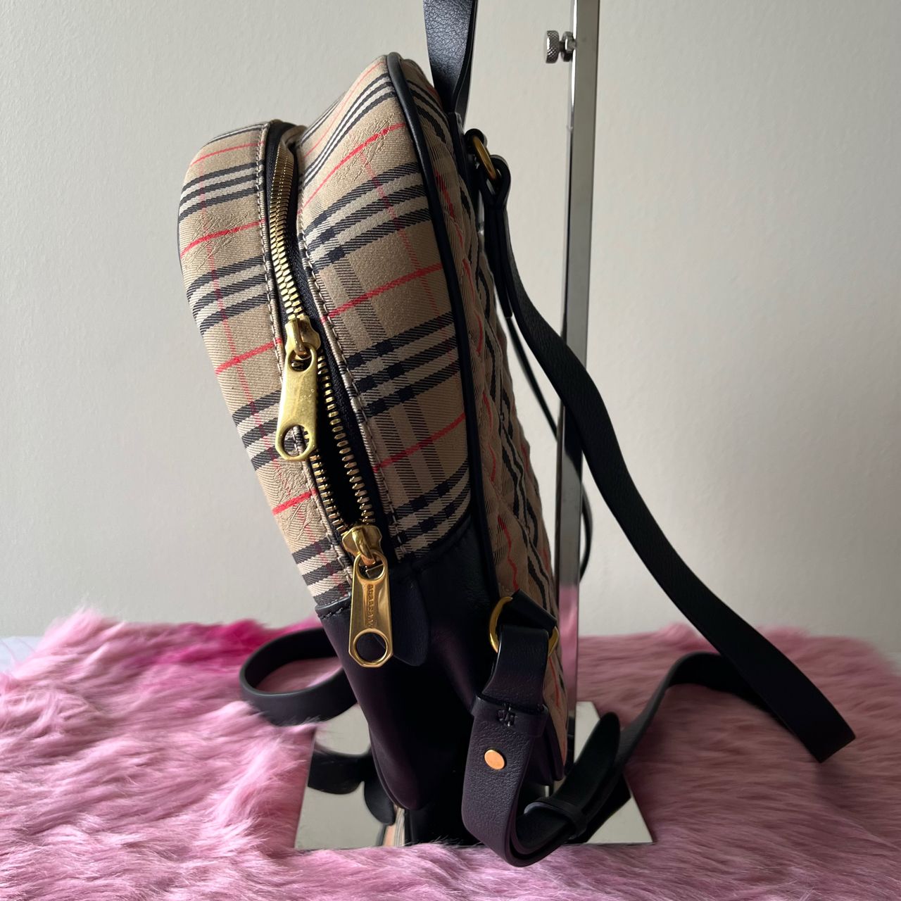 Burberry Small Backpack – 13"H x 9.5"L x 5.5"W