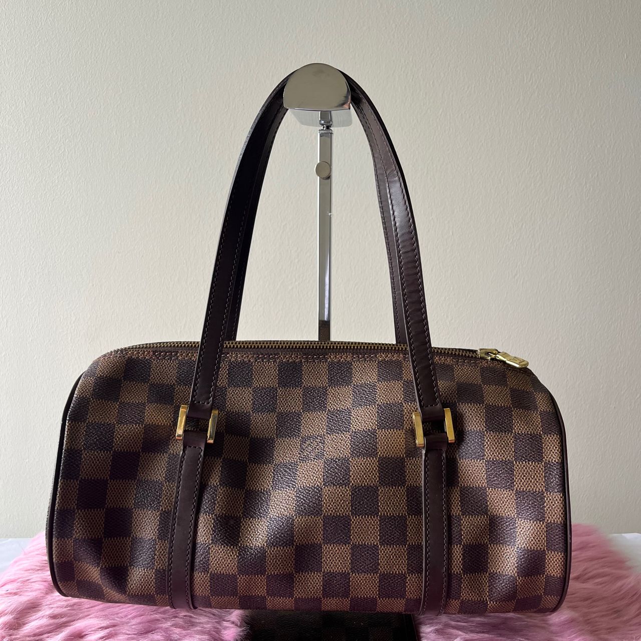 Louis Vuitton Papillon Damier Ebene – 5.1"H x 11.8"L x 5.1"W
