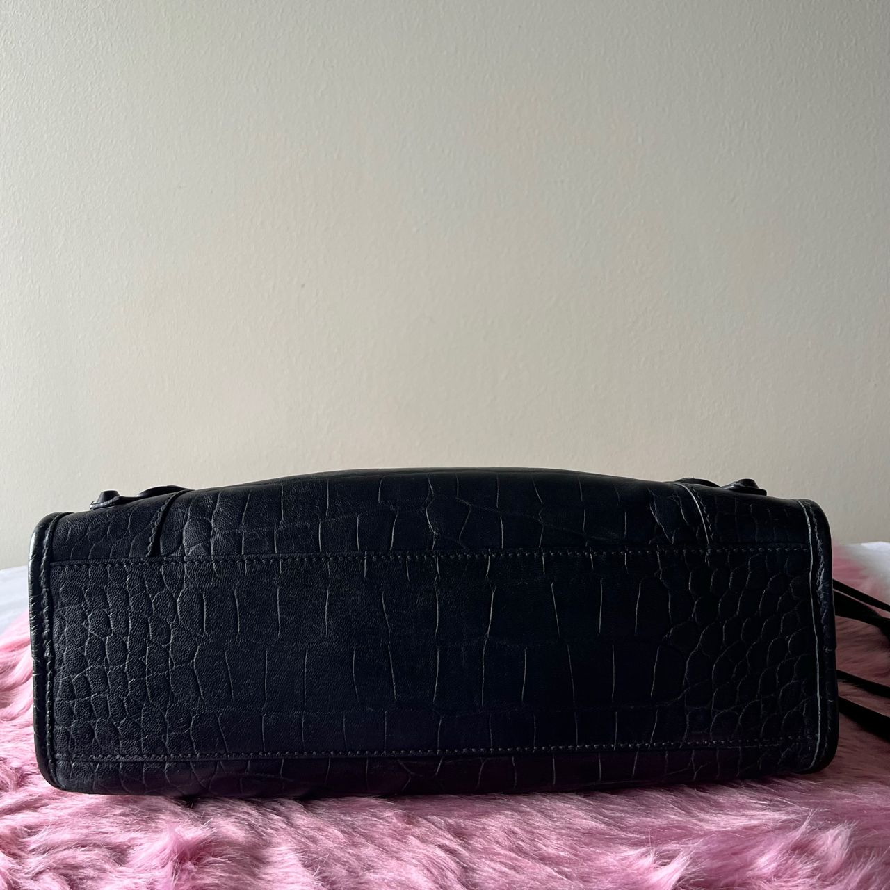 Balenciaga City Croc Matte Medium Black – 9.4"H x 15"L x 5.5"W
