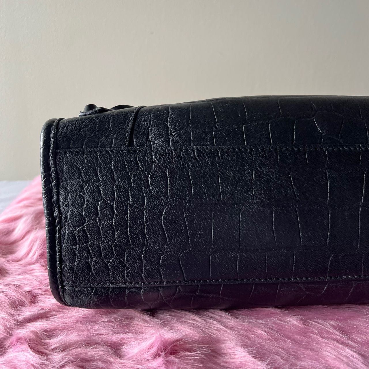 Balenciaga City Croc Matte Medium Black – 9.4"H x 15"L x 5.5"W