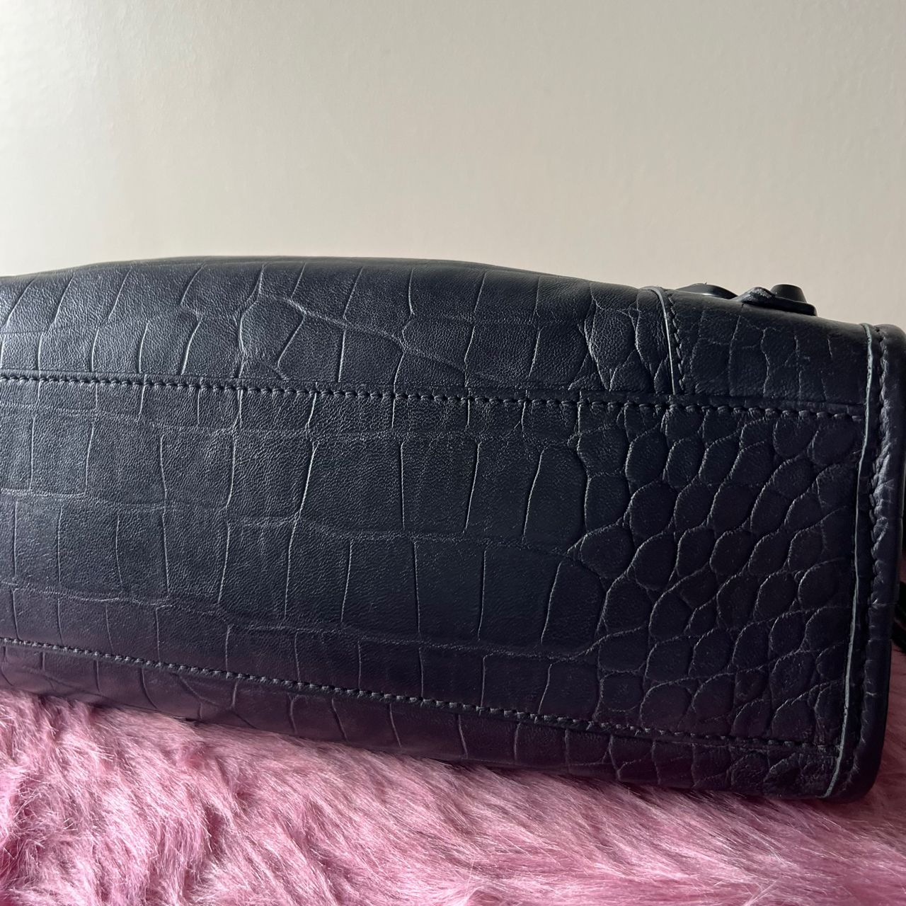 Balenciaga City Croc Matte Medium Black – 9.4"H x 15"L x 5.5"W