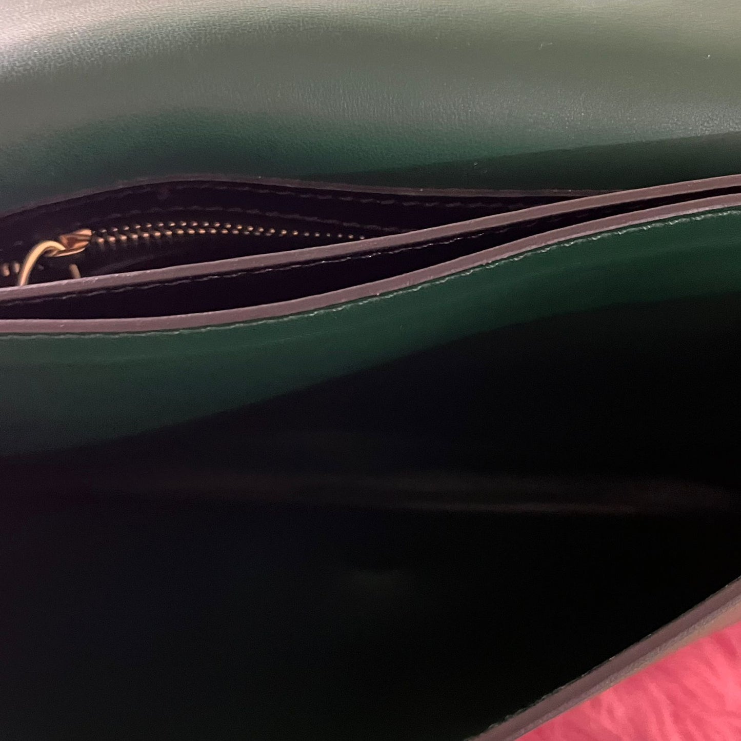 Valentino Rockstud Clutch Green – 6"H x 10"L x 2"W