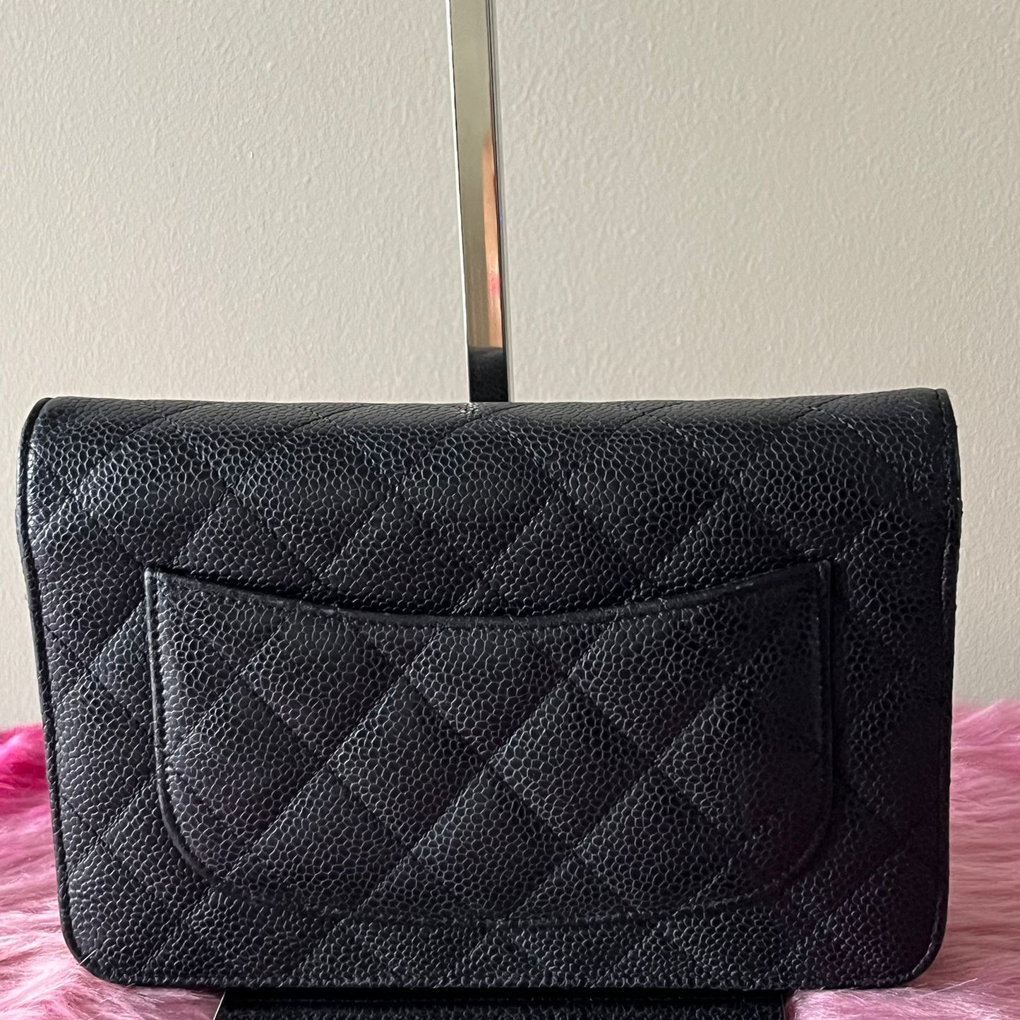 Chanel Wallet on Chain Black – 5"H x 7.5"L x 1.5"W