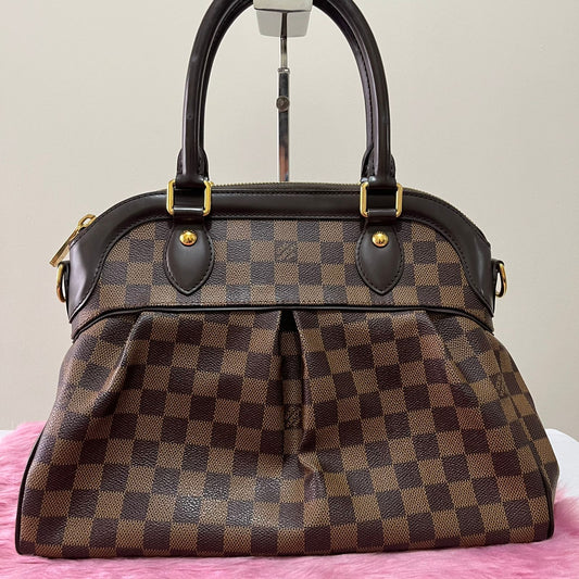 Louis Vuitton Trevi PM Damier Ebene – 9.4"H x 13"L x 5.9"W