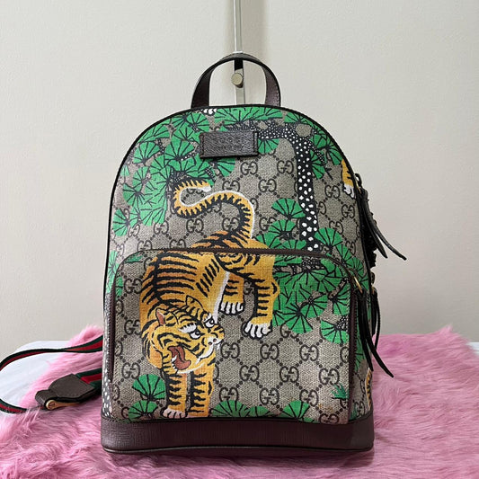 Gucci Bengal Tiger Backpack – 16"H x 12"L x 5"W