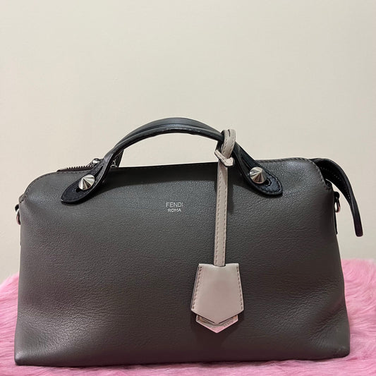 Fendi Boston By The Way Bag Gray – 8"H x 12"L x 6"W