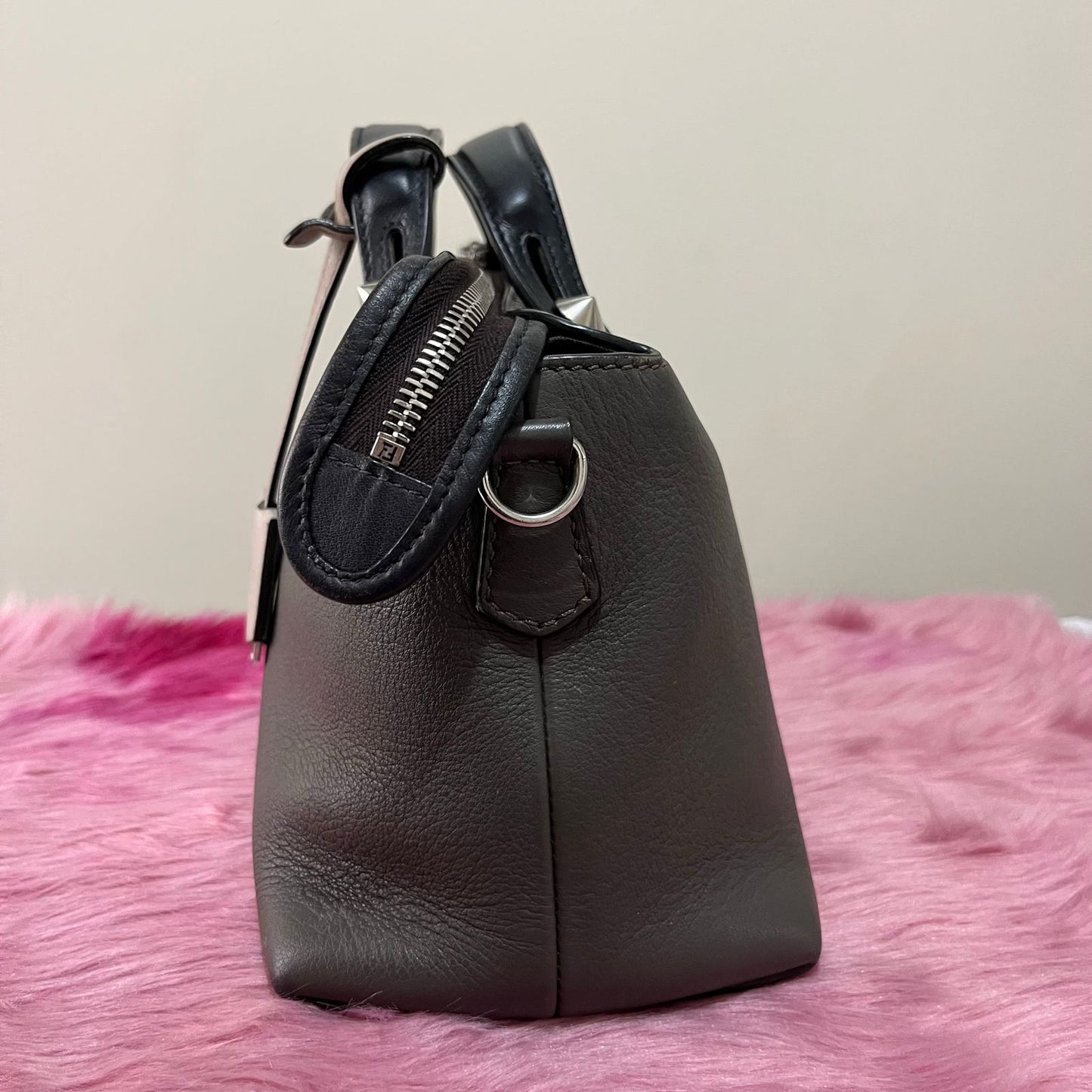 Fendi Boston By The Way Bag Gray – 8"H x 12"L x 6"W