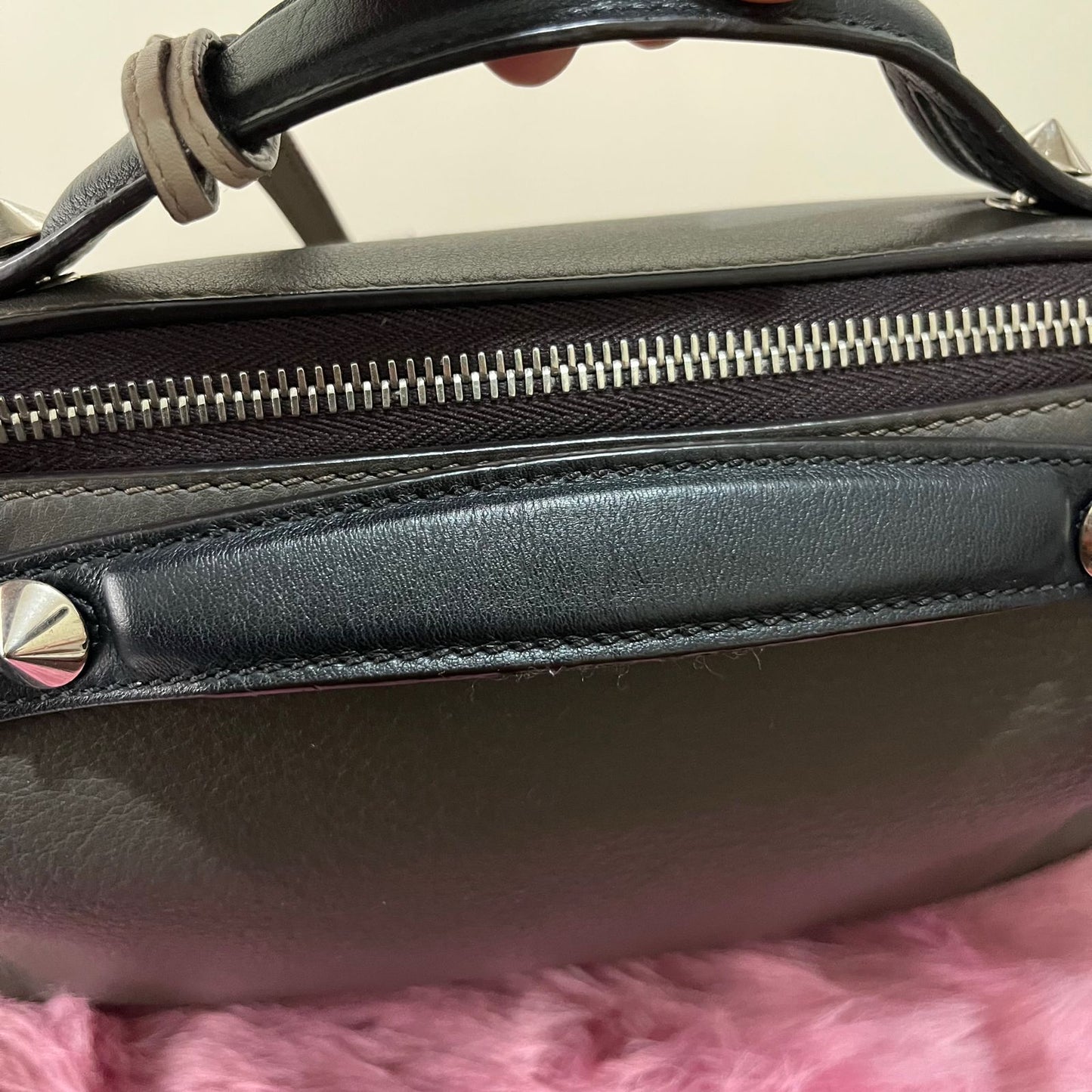 Fendi Boston By The Way Bag Gray – 8"H x 12"L x 6"W