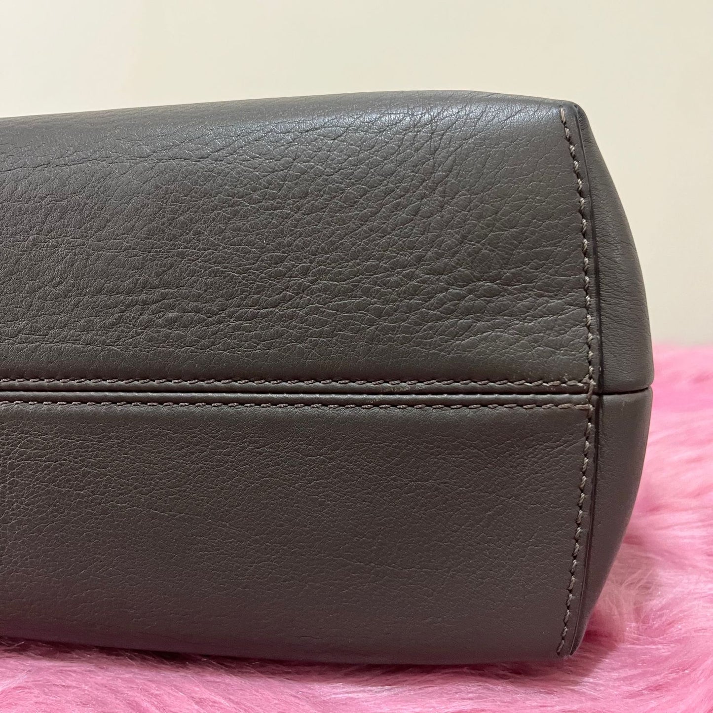 Fendi Boston By The Way Bag Gray – 8"H x 12"L x 6"W