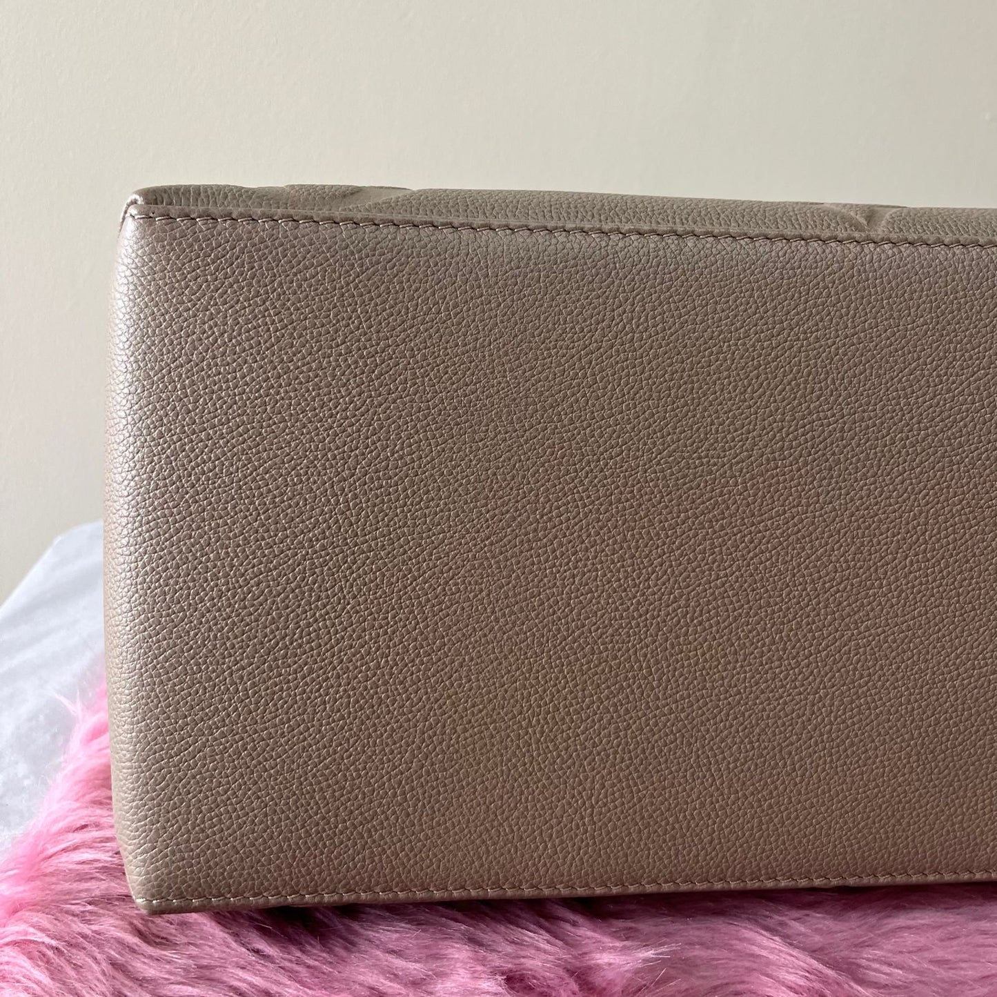 Louis Vuitton Grand Palais Monogram Empreinte Beige – 9.4"H x 13"L x 5.5"W