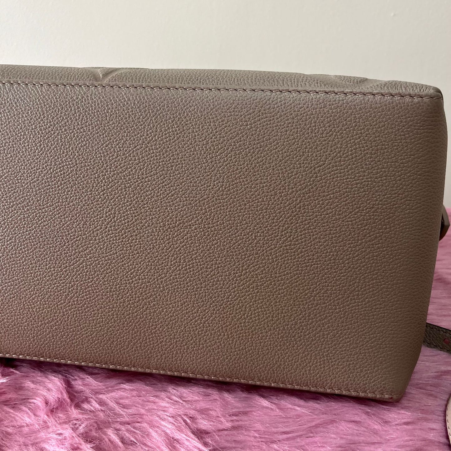 Louis Vuitton Grand Palais Monogram Empreinte Beige – 9.4"H x 13"L x 5.5"W