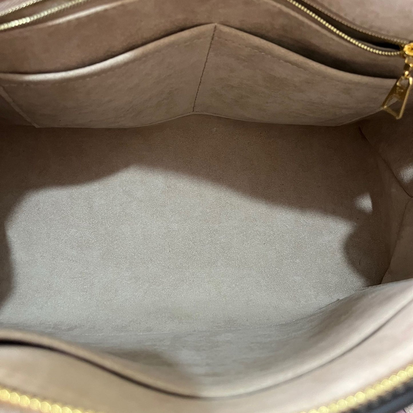 Louis Vuitton Grand Palais Monogram Empreinte Beige – 9.4"H x 13"L x 5.5"W
