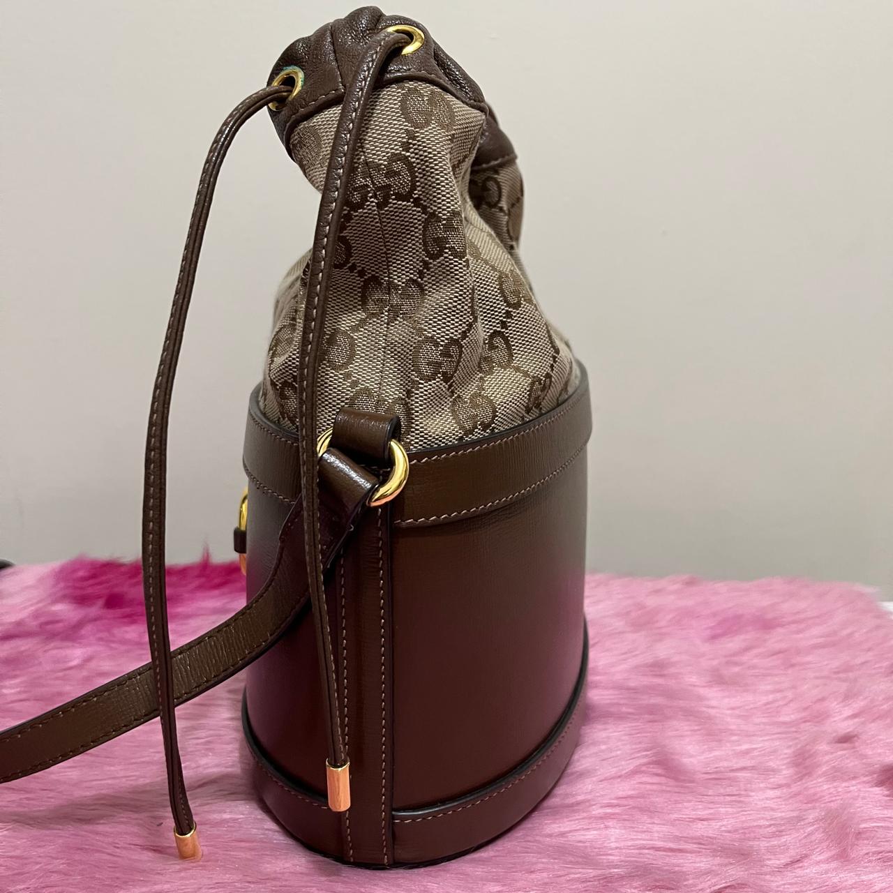 Gucci Horsebit 1955 Bucket Bag – 9.5"H x 7.5"L x 4.3"W
